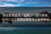西瓜影院盘点：丑闻10个细节真相，业内人士上榜理由极其令人全网热议