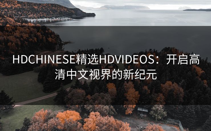 HDCHINESE精选HDVIDEOS：开启高清中文视界的新纪元